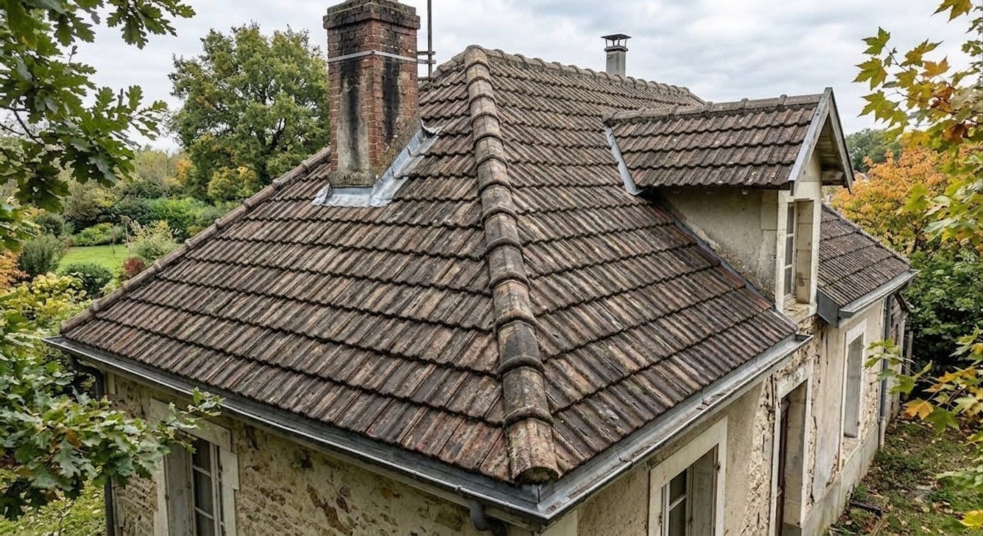 Toiture nettoyée et démoussée à Lille (59)